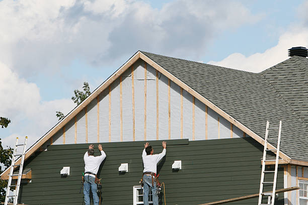Professional Siding Contractor technician working in Brevard, NC